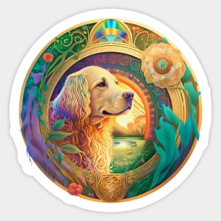 Golden Retriever Sticker